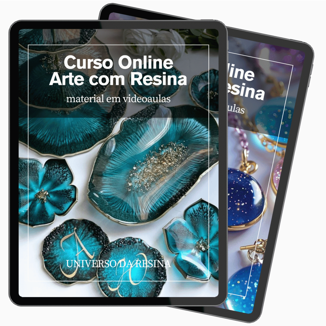 Material do curso online Arte com Resina